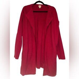 J. Crew Berry Pure Cotton Cardigan | medium